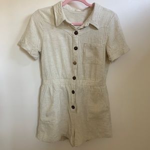 Altar’d State Cream Utility Romper